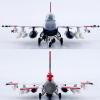 DAGIJIRD Simulation Alloy Aircraft Model 1:72 Alloy US Air Force F-16D X-62A Vista Fighting Falcon Model view 4