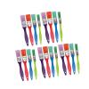 20Pcs Children Paint Brush Colorful Nylon Bristle Paint Brush for Kid Student Oil Acrylics Watercolor Gouache Painting view 1