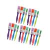 20Pcs Children Paint Brush Colorful Nylon Bristle Paint Brush for Kid Student Oil Acrylics Watercolor Gouache Painting view 3
