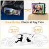 Baby Car Mirror with Light - Remote Control, 360 Adjustable, Shatter Resistant Car Seat Mirror - Clear Night Vision, Easy Installation for Rear Facing Infants (2 Pack) view 3