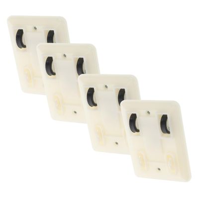 Toyvian 4pcs Pull Back Car Accessories Blank Car Base Friction Toy DIY Adventure Toy Boys and Girls Playset
