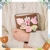100pcs Pink Coquette Stickers Sage Green Aesthetic Sticker Bow Girly Stickers for Girl Pink and Sage Green Party Favors Vinyl Waterproof Sticker view 4