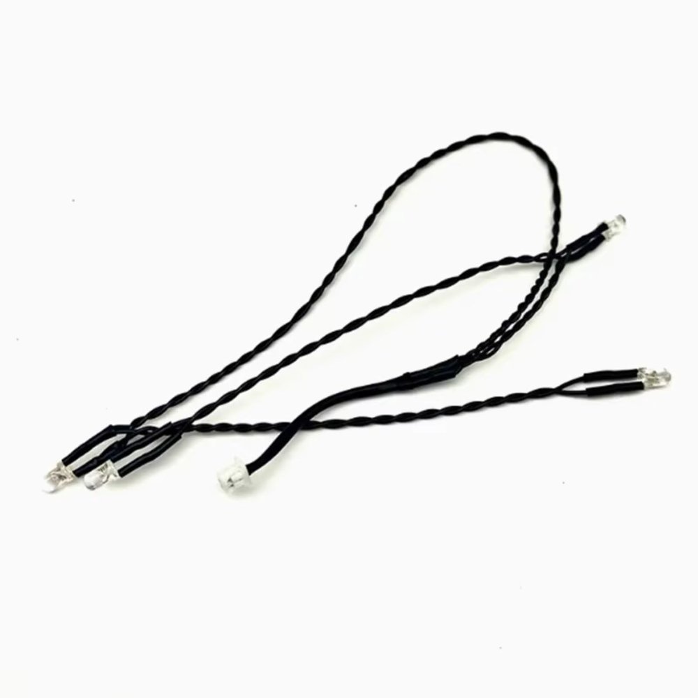 for FMS FCX24M for Defender 90 110 FCX24m for Range for Rover 1/24 for Camel Cup 6 Fog Light Brakelights Set RC Crawler Rc Car Headlamps Lights(4 Light)