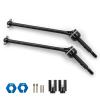 Compatible with Traxxas for Slash for Rustler for Stampede for Hoss for VXL 4X4 1/10 RC Car 4Pcs Steel Front and Rear Drive Shaft CVD RC Transmission Shaft view 4