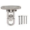 304 Stainless Steel Hammock Hanging Kit | 360 Rotate Swing Hook for Ceiling Chair/Yoga/Outdoor | Sturdy Protective Hanger with Nylon Gaskets view 1