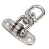304 Stainless Steel Hammock Hanging Kit | 360 Rotate Swing Hook for Ceiling Chair/Yoga/Outdoor | Sturdy Protective Hanger with Nylon Gaskets view 3