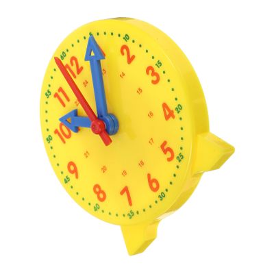 Angoily Clock for Learning Interactive Teaching Clock for Bright Color Preschool Classroom Must Haves Non Operational Educational Decor for Playrooms and Learning