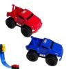 Evstyr Magnetic Wall Climbing Toy Car, Cars That Drive on Walls and Ceiling, Magnetic Levitation Inertia Climbing Wall Toy Car (Blue+Red) view 1