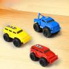Evstyr Magnetic Wall Climbing Toy Car, Cars That Drive on Walls and Ceiling, Magnetic Levitation Inertia Climbing Wall Toy Car (Blue+Red) view 3