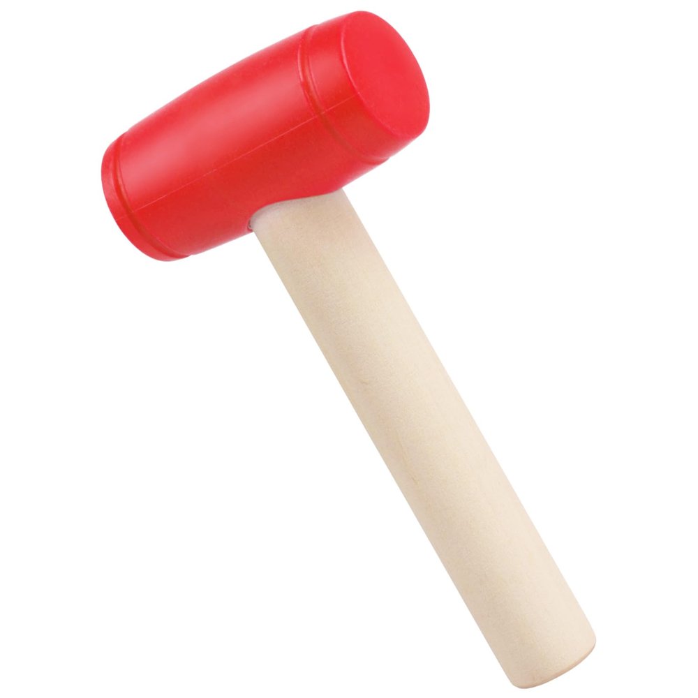 Waenerec 1Pcs Toy Hammer Simulation Wooden Hammers Plastic Toddler Hammer SmallPortable Kids Maintenance Tools Toys Pretend Fake Mallet Hammers for Boys Girls