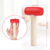 Waenerec 1Pcs Toy Hammer Simulation Wooden Hammers Plastic Toddler Hammer SmallPortable Kids Maintenance Tools Toys Pretend Fake Mallet Hammers for Boys Girls view 3