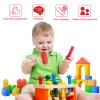 Waenerec 1Pcs Toy Hammer Simulation Wooden Hammers Plastic Toddler Hammer SmallPortable Kids Maintenance Tools Toys Pretend Fake Mallet Hammers for Boys Girls view 4