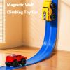 Evstyr Magnetic Wall Climbing Toy Car, Cars That Drive on Walls and Ceiling, Magnetic Levitation Inertia Climbing Wall Toy Car (Blue) view 2