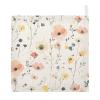 Bolaz Baby Gauze Towels for Kids Soft Handkerchief Newborn 100% Cotton Cream Flower Cute Absorbent 12x12 Inch 3 Pack view 2