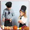 XLSXEXCL Hibachi Chef Hat and Apron Costume Set, Hibachi Party Decorations view 4