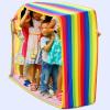 TOGEPP Family-Friendly Oxford Team Mat (6m/8m) - Heavy-Duty Game Mat for Backyard Races, School Field Days & Multigenerational Fun(Rainbow,6M/19.68ft) view 1