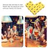 Angoily 12pcs Acrylic Number Dice, 6-Sided 0-5 Numerals, Board Game Accessory, Math Learning Dice, Yellow, 0.62 Inch view 4