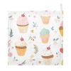Bolaz Baby Gauze Towels for Kids Soft Handkerchief Newborn 100% Cotton Cake Cherry Ice Cream Absorbent 12x12 Inch 3 Pack view 2