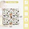Baby Gauze Towels for Kids Soft Handkerchief Newborn 100% Cotton Coffee Beans Coffee Cups Absorbent 12x12 Inch 3 Pack view 3