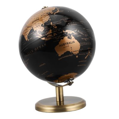 BESPORTBLE Rotating Gold Globe Vintage Desktop Decor Earth Globe Ornament Home Office Decor Aesthetic Desk