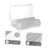 Uonlytech 40Pcs Coin Capsules Holder with Protect Gaskets and Storage Box Clear Coin Holders for Coins Plastic Coin Case for Collection and view 4