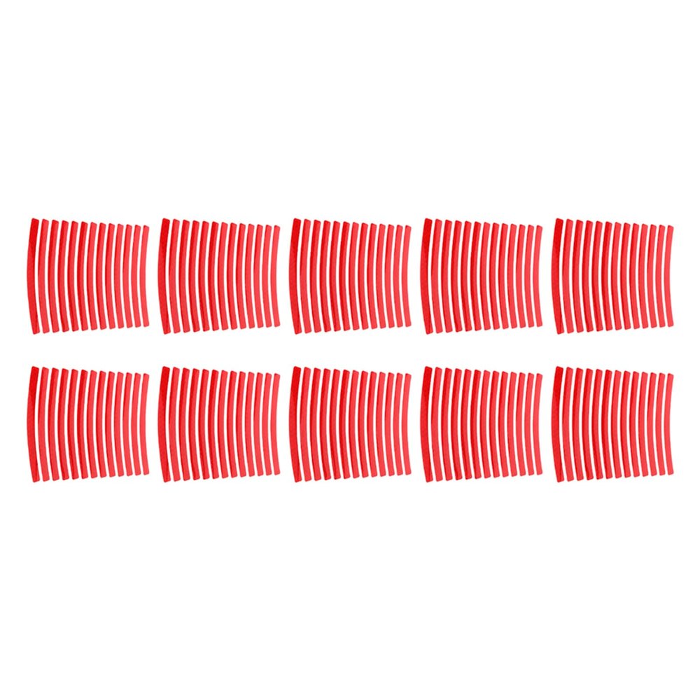 Bognajin 10Pcs Protective Sticker Set, Scratch Decals, DIY Stylish Chain Frame, to Apply and Store, Strong Material (Red)