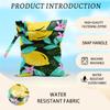 2Pcs Lemon Wet Bags 12x10 Inch, Flowers Waterproof Reusable Wet Dry Bags, Summer Washable Travel Laundry Bag for Swimsuit Beach Diapers Dirty Yoga Gym Clothes, Lemon Gifts for Women Friend Travelers view 3
