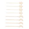 BESPORTBLE 8Pcs Fairy Wands for DIY Wooden Wand for Creative Fun for Parties Birthdays and Imaginative Play Safe Crafting Activity view 1