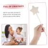 BESPORTBLE 8Pcs Fairy Wands for DIY Wooden Wand for Creative Fun for Parties Birthdays and Imaginative Play Safe Crafting Activity view 2