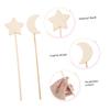 BESPORTBLE 8Pcs Fairy Wands for DIY Wooden Wand for Creative Fun for Parties Birthdays and Imaginative Play Safe Crafting Activity view 3