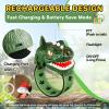 cxjoigxi Dinosaur Walkie Talkies for Kids, Dinosaur Toys, Rechargeable Wrist Walkie Talkie with Flashlight, Outdoor Adventure Camping Gear, T-Rex Dino Toy Birthday Gifts for Boys Girls 3-12 Years Old view 2
