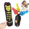Baby Toy Car Keys Baby Remote Control Toy Set, Toddlers Pretend Toy Key and TV Remote with Sounds Lights Interactive Musical Sensory Learning Toys Gifts for Boys Girls Infant Age 6+ Months view 1
