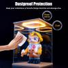 CMYUN Light Long Acrylic Display Box with Door, Model Cars Toys Collectibles Storage Case, Clear Dustproof Protection Box, Large Figures Storage Cabinet(30x25x20cm/12x10x8in) view 2