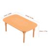 Abaodam 1 Set Miniature Furniture Set Dollhouse Dining Table and Chair Model Safe Plastic Accessories for Living Courtyard and Micro Scene Decoration view 2
