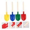Abaodam 4pcs Beach Sand for Shovels and Tools Safe and Lightweight Summer Play Equipment for Outdoor Fun at Parks and Beaches view 2