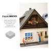 GALPADA 280pcs Miniature Buildings Decorative Sand for DIY Construction Toys Garden Bricks view 3