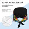 WHJSHOP Breathable Work Hat Building Block Toys Pattern Premium Peach Skin Velvet Adjustable, Soft, Versatile view 4
