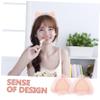 CORHAD 10Pcs Plush Cat Ear Decor for DIY Crafts Vibrant Stuffed Animal Ears Headdress Accessories for Handmade Projects Hairpieces Phone Cases and School Art Kits view 3