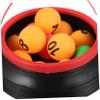 Mipcase Set of Plastic Numbered Lottery Balls for Party Games Small Seamless Raffle Balls with Bucket Fun Game Props for Raffles Drawings and Activities view 3