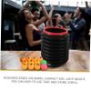 Mipcase Set of Plastic Numbered Lottery Balls for Party Games Small Seamless Raffle Balls with Bucket Fun Game Props for Raffles Drawings and Activities view 4