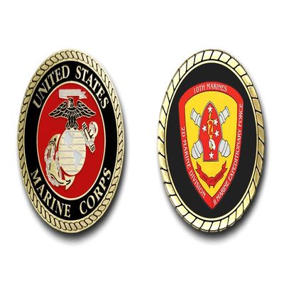 10th Marine Regiment US Marine Corps Challenge Coin