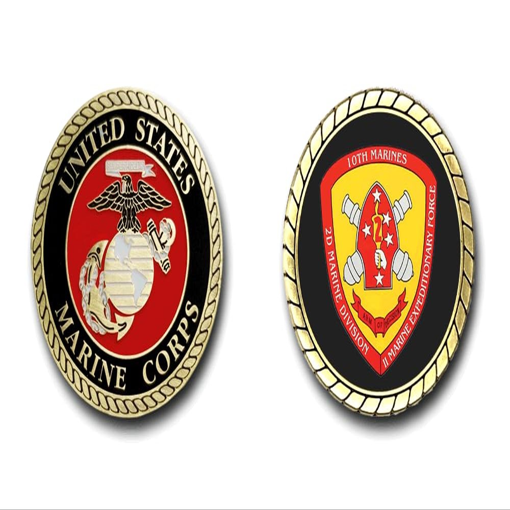 10th Marine Regiment US Marine Corps Challenge Coin
