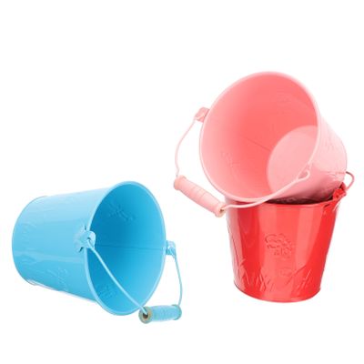 Abaodam 3Pcs Multi Function Sand Buckets Portable Beach Wear Resistant Design for Outdoor Fun Random Color Stimulate Creativity and Imagination Random Color