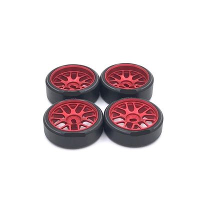 27mm Drift Wheels Compatible with 1/28 k969 k979 k989 k999 P929 P939 284131 iw04m iw02 rm02 rm03 dgawd RC Car Parts(Red)