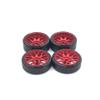 27mm Drift Wheels Compatible with 1/28 k969 k979 k989 k999 P929 P939 284131 iw04m iw02 rm02 rm03 dgawd RC Car Parts(Red) view 4