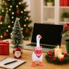 8Pcs Holiday Desk Goose Outfits 7 inch Desk Goose Bandana, Valentine's Day, All Seasons Magnetic Desk Goose Clothes Costume Triangle Scarves Neckerchief for Mini Goose Duck Statue Decor view 4