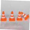 FOYTOKI 28Pcs Traffic Cones Educational for Lightweight Road Models for Traffic Simulation and Play for Learning Traffic Knowledge and Fun Activities view 4