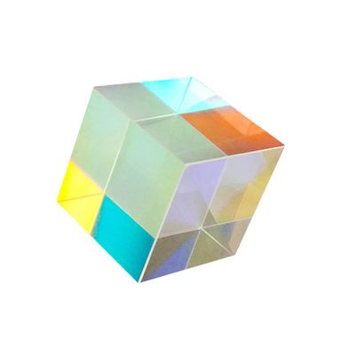 DOITOOL Glass Cube Dispersion Prism DIY Optical Cube for Home Decor Educational