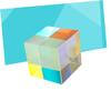 DOITOOL Glass Cube Dispersion Prism DIY Optical Cube for Home Decor Educational view 2