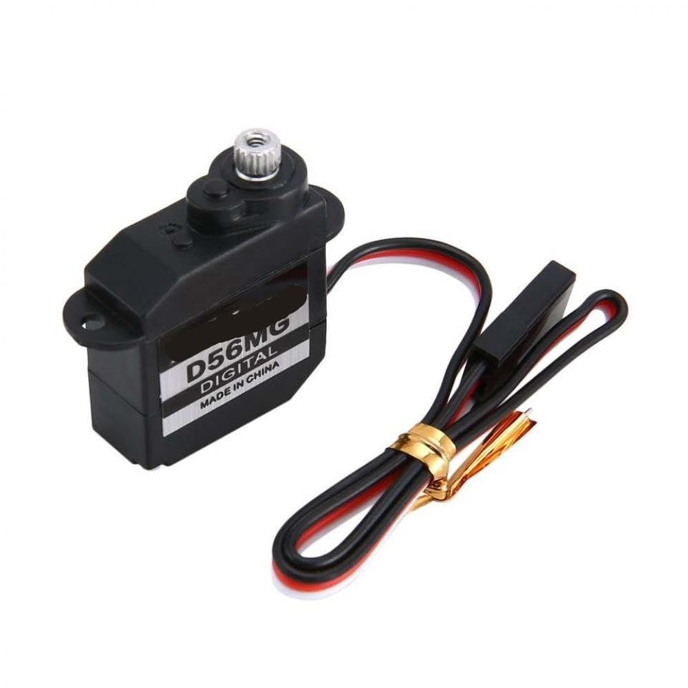 1.2kg Digital Coreless RC Metal Gear Servo Compatible with RC Cars Robots Airplanes Drones DIY Models JX DHV56MG(1pcs DHV56MG)